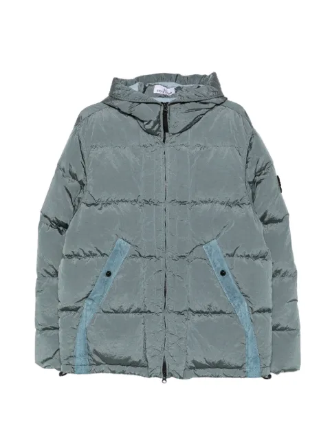 Stone Island padded hooded jacket Blue L2S154100019S0019