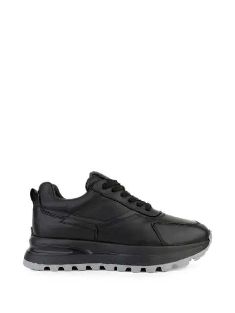LINDA BAUMANN panelled leather sneakers Black 6044252010