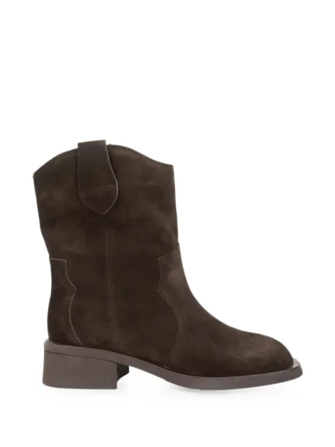 LINDA BAUMANN suede western-style boots Brown 6044252063