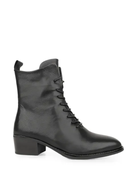 LINDA BAUMANN lace-up leather boots Black 6044252089