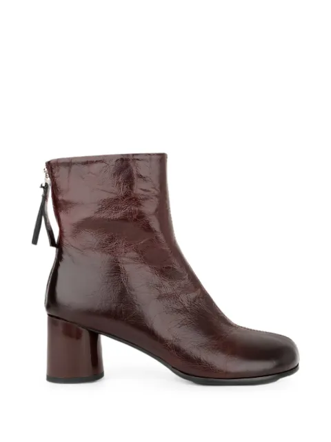 LINDA BAUMANN leather ankle boots Brown 6044252096