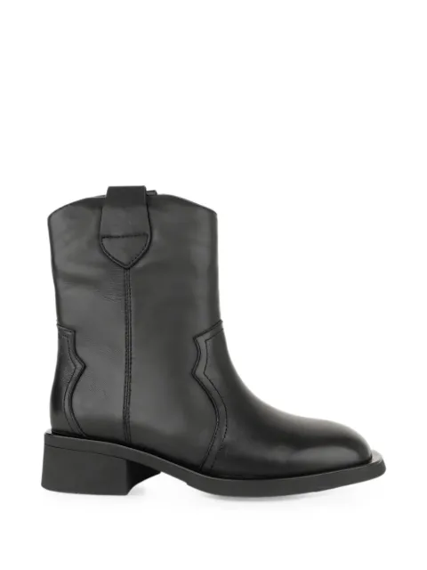 LINDA BAUMANN leather boots Black 6044252062