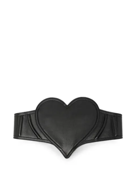 Vivienne Westwood heart-motif leather belt Black 8201008MWL00EV