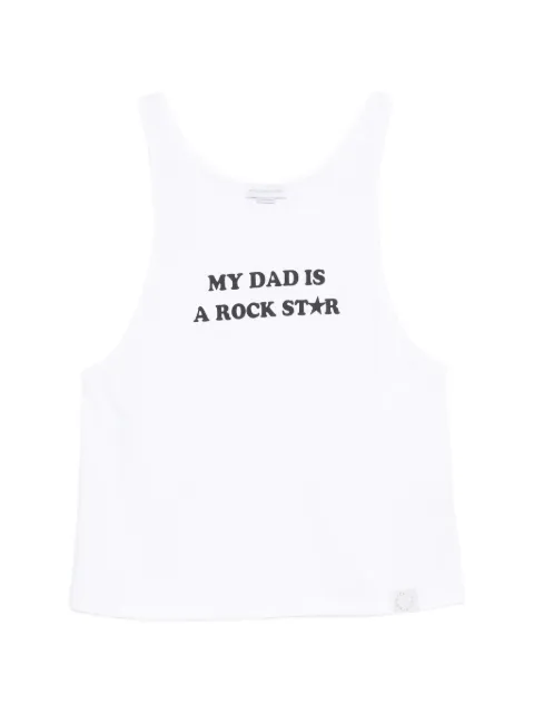 Stella McCartney slogan-print vest top White 6J04843SQB15