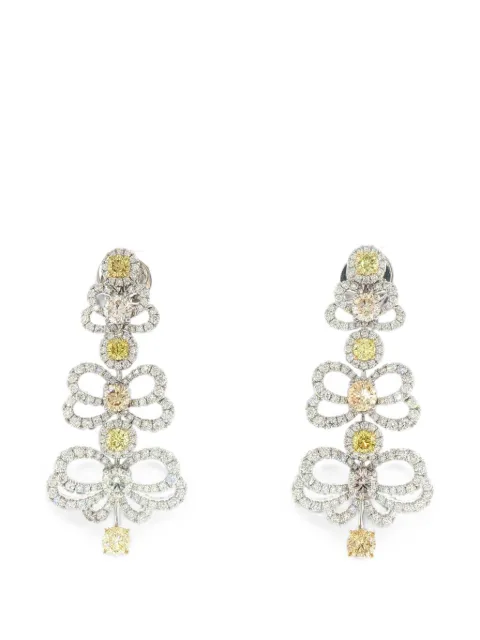 HYT Jewelry diamond earrings Silver E470HR
