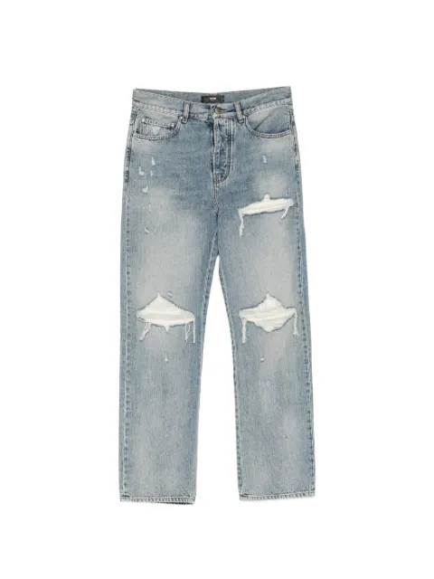 AMIRI logo-patch jeans Blue AM326JE007