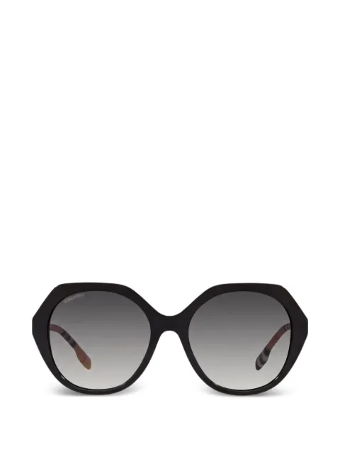 Burberry Eyewear geometric-frame sunglasses Black BE437538538G