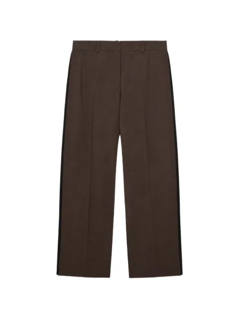 LOEWE trousers in viscose and wool blend Brown S359Y04XJG
