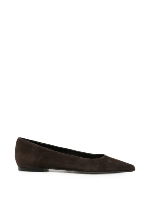 Aeyde Cassy pointed-toe pumps Brown A11FLSNDP8FL130FW24953017