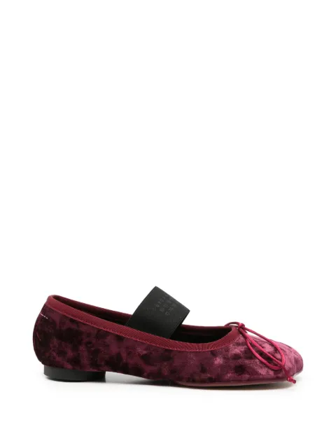 MM6 Maison Margiela elasticated-strap ballet flats Purple S59WZ0093