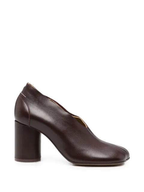 MM6 Maison Margiela block-heel pumps Brown S59WL0107
