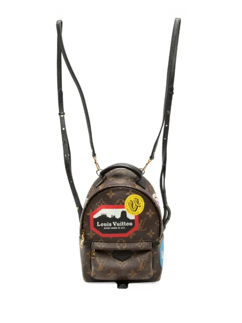 Louis Vuitton Pre-Owned 2016 Monogram World Tour Mini Palm Springs backpack Brown L0Q4WQJESJNBKRJA