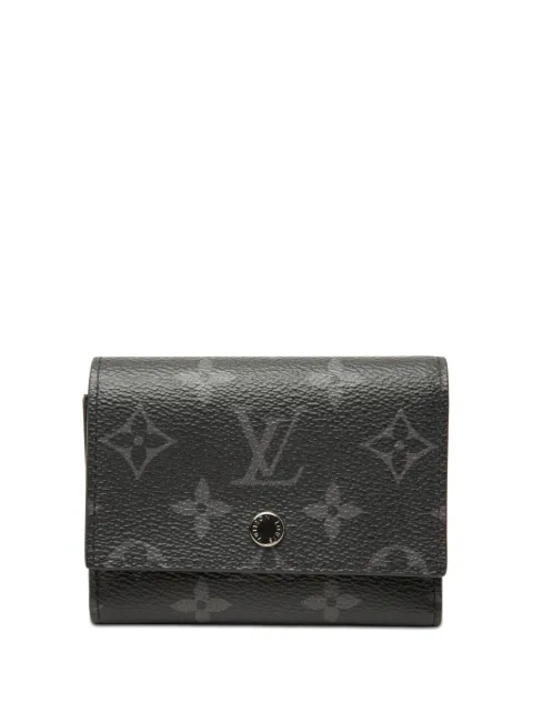 Louis Vuitton Pre-Owned 2021-2026 Monogram Eclipse Victor Wallet small wallets Black 6BVRPN43F518XRWC