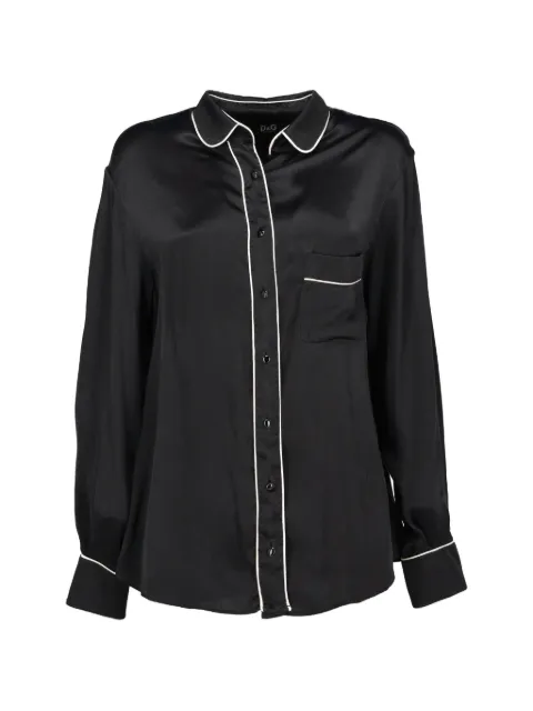 Dolce & Gabbana Pre-Owned piped trim shirt Black CVB264710