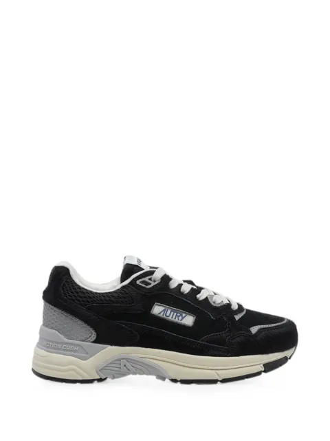 Autry Hyperway panelled leather sneakers Black HYLWWM02