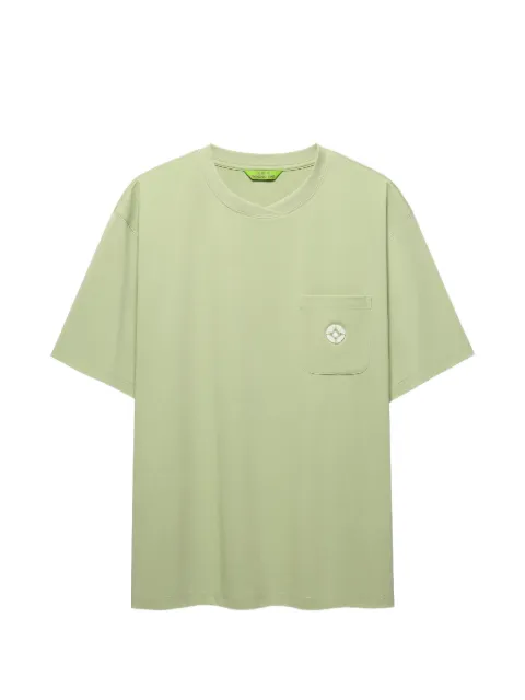 Shanghai Tang Coin chest-pocket T-shirt Green B3MRI138AG