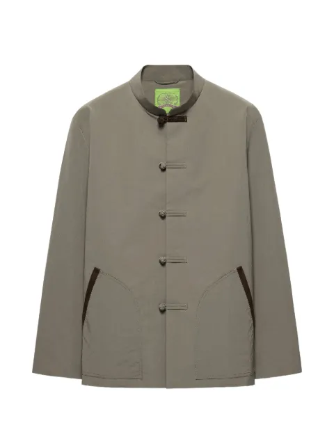 Shanghai Tang Tang frog-fastening jacket Grey B2MRJ129CC