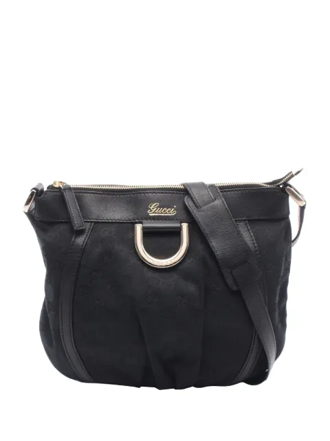 Gucci Pre-Owned 2000-2026 GG Canvas Abbey D Ring crossbody bag Black WK328E1206IK3R4A