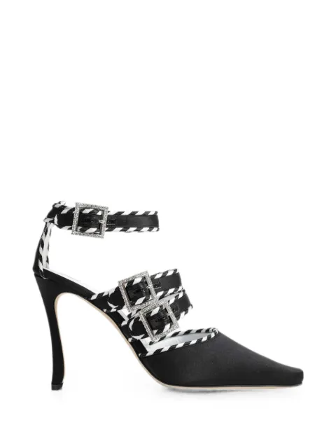 Manolo Blahnik Sumba buckle-strap pumps Black 2262138