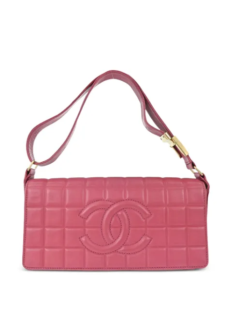CHANEL Pre-Owned 2003-2004 Choco Bar shoulder bag Pink 179140