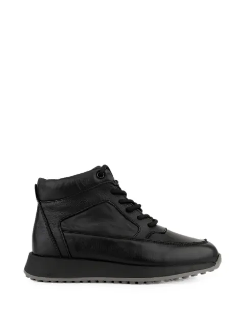 LINDA BAUMANN lace-up side-zip sneakers Black 6044252017