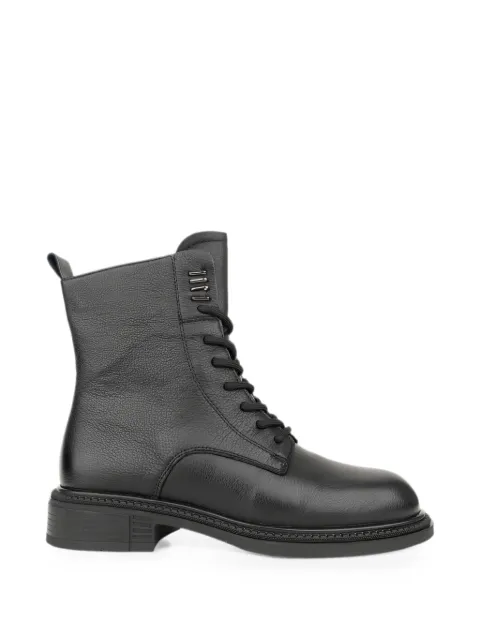 LINDA BAUMANN lace-up leather ankle boots Black 6044252057