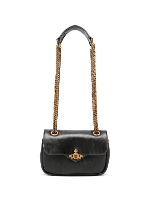 Vivienne Westwood Orb-plaque shoulder bag Black 46030004WL00EN