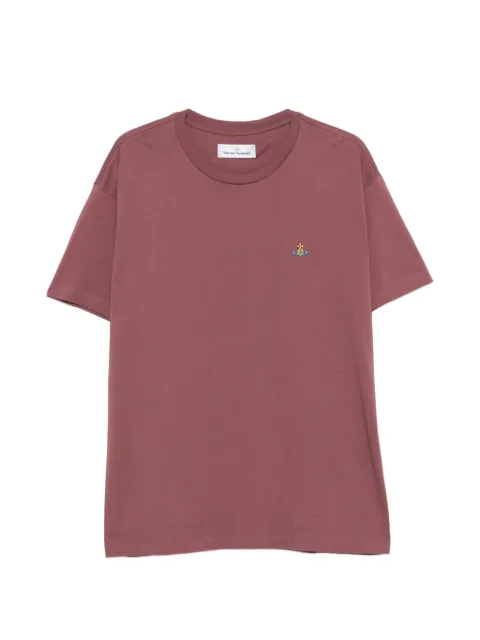 Vivienne Westwood Orb-embroidered T-shirt Pink 3G010013J00BL