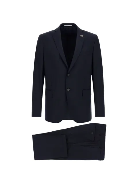 Pal Zileri single-breasted wool suit Blue 9DP39060E2XA00217