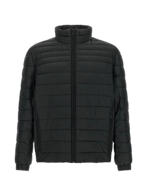 BOSS packable water-repellent padded jacket with logo badge Black 50549252