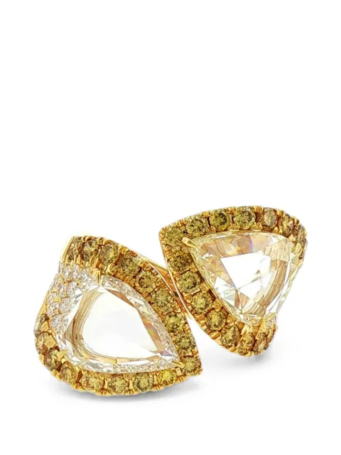 HYT Jewelry diamond cocktail ring Gold R1430HR