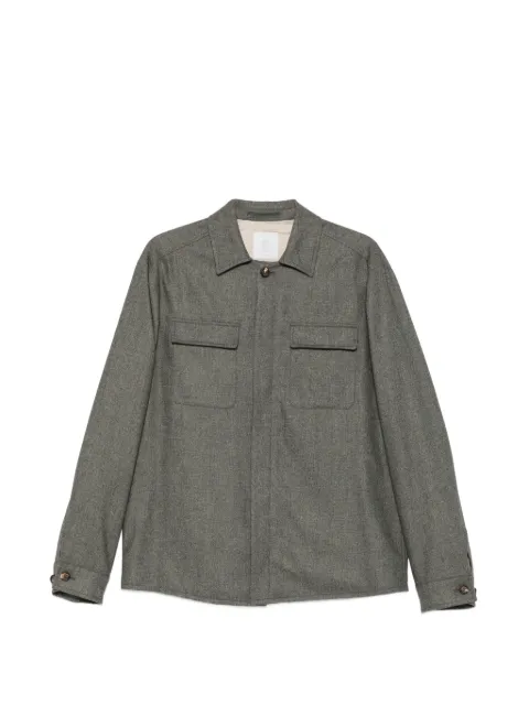 Eleventy flap-pocket shirt jacket Green N75GIAK08BTCRNTES0N047