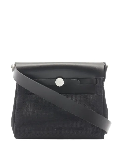 Hermès Pre-Owned 2026 Military Toile and Vache Hunter Herbag Zip 20 crossbody bag Black RVP6A6N6OB0KZ0PH