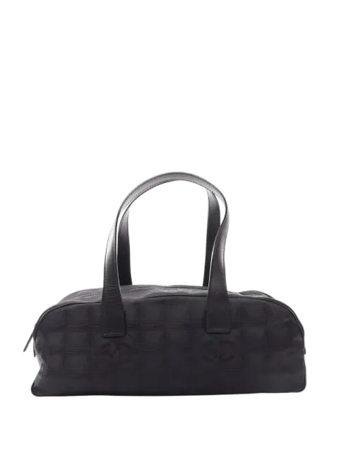 CHANEL Pre-Owned 2002-2003 New Travel Line Nylon handbag Black FOBJS4H2MEBJXPGO
