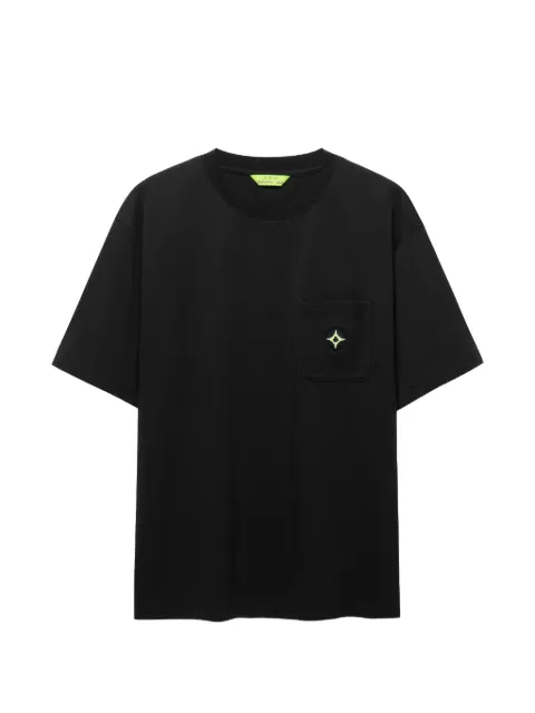 Shanghai Tang patch-detail pocket T-shirt Black B3MRI138AN