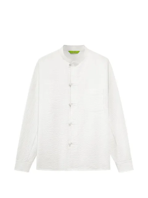 Shanghai Tang Tang frog-fastening shirt White B2MRB121EE