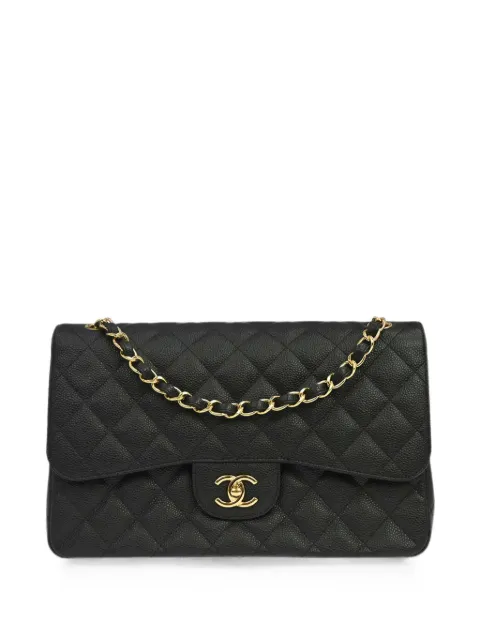 CHANEL Pre-Owned 2012 Jumbo Classic shoulder bag Black 197741