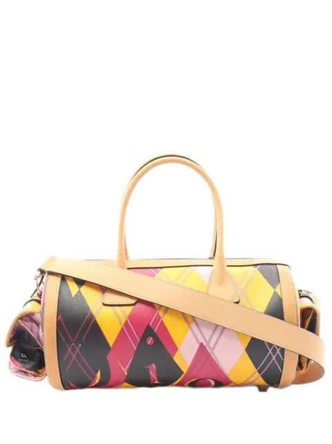 Christian Dior Pre-Owned 2004 Printed Coated Canvas satchel Brown R1WO894K6A6ZFQZE