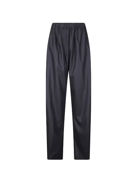 THELATEST Dora elasticated-waistband palazzo pants Black TLWE3119W0234ABTP
