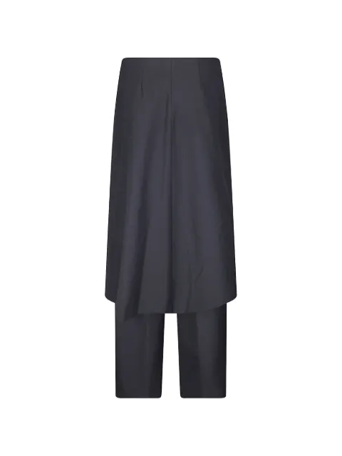 THELATEST layered trousers Black TLW03130W0206ABTP