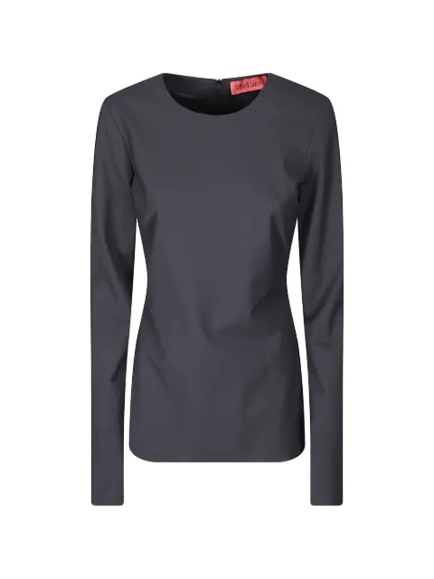 THELATEST Elisa long-sleeve top Black TLW04025W0206ABTP