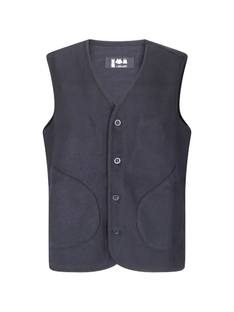 Labo Art felted virgin-wool gilet Black L972FV00301626W