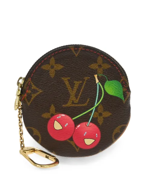 Louis Vuitton Pre-Owned x Takashi Murakami 2005 Monogram Cerises coin case Brown 197317