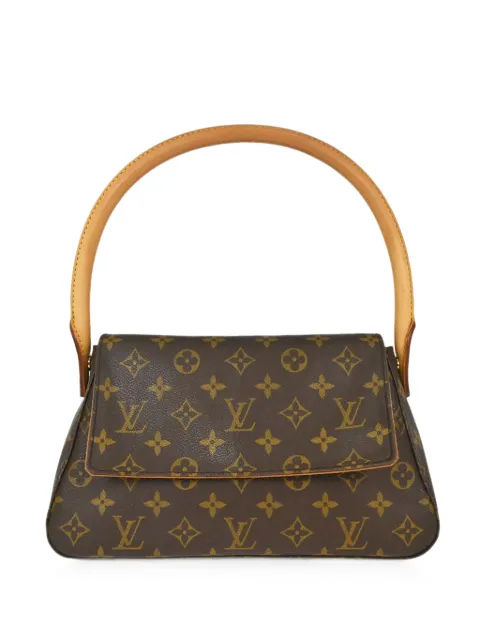 Louis Vuitton Pre-Owned 2002 mini Monogram looping top-handle bag Brown 179310