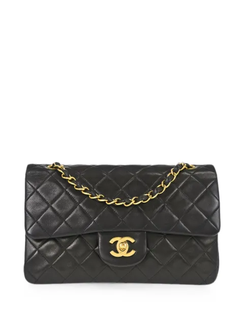 CHANEL Pre-Owned 1991-1994 small Classic Double Flap shoulder bag Black 179145