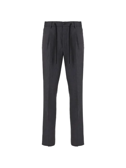 Tagliatore drawstring pleated trousers Grey PNEWMAN
