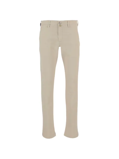 Jacob Cohën logo-patch trousers Neutrals JUMP0001001A81