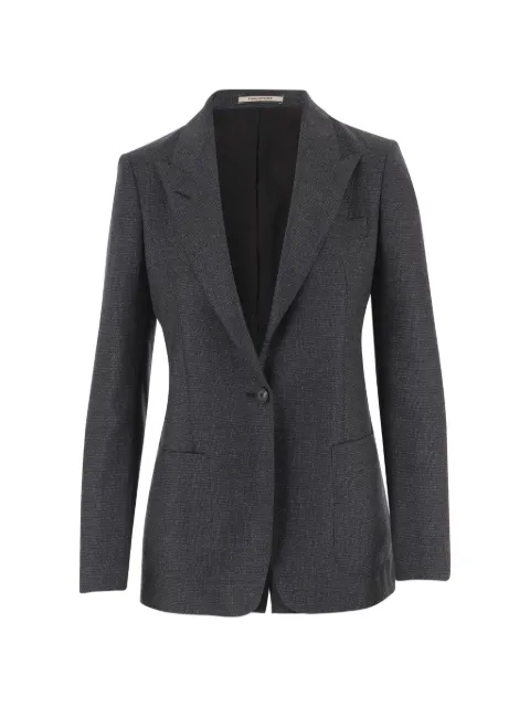 Tagliatore peak-lapels single-breasted blazer Grey JPARIGI15K060109S1076