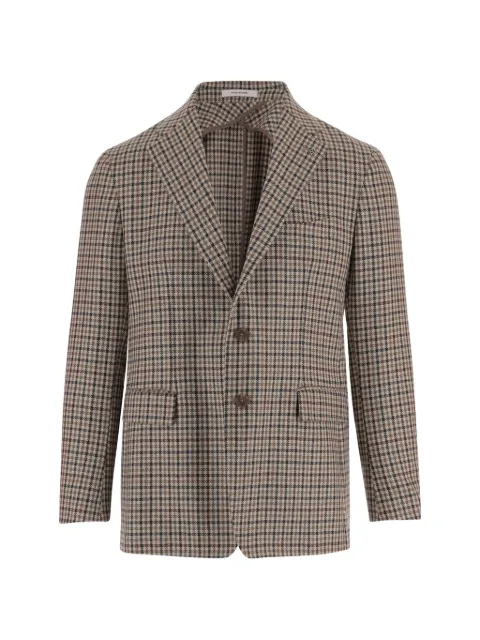 Tagliatore check wool blazer Neutrals 1SNY13B440094ET962