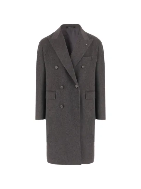 Tagliatore double-breasted wool coat Grey CLD10B010103S3402